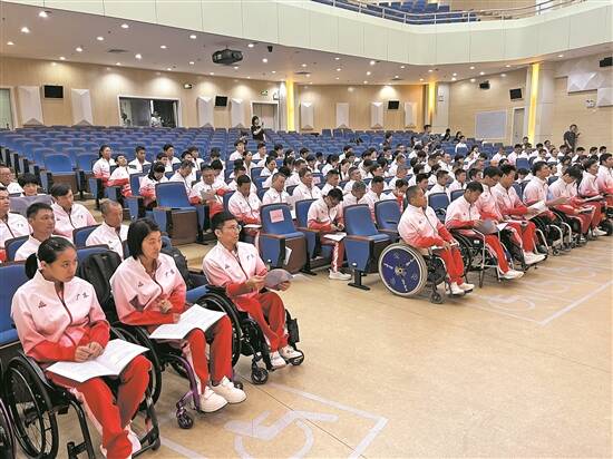 残特奥会广东代表团百日誓师