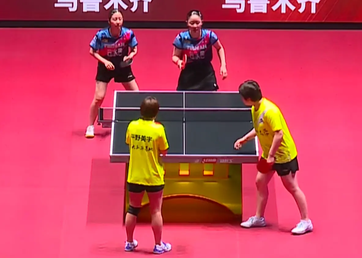 乒超联赛：张本美和开门黑！首秀1-3败北，不敌中日世界冠军组合