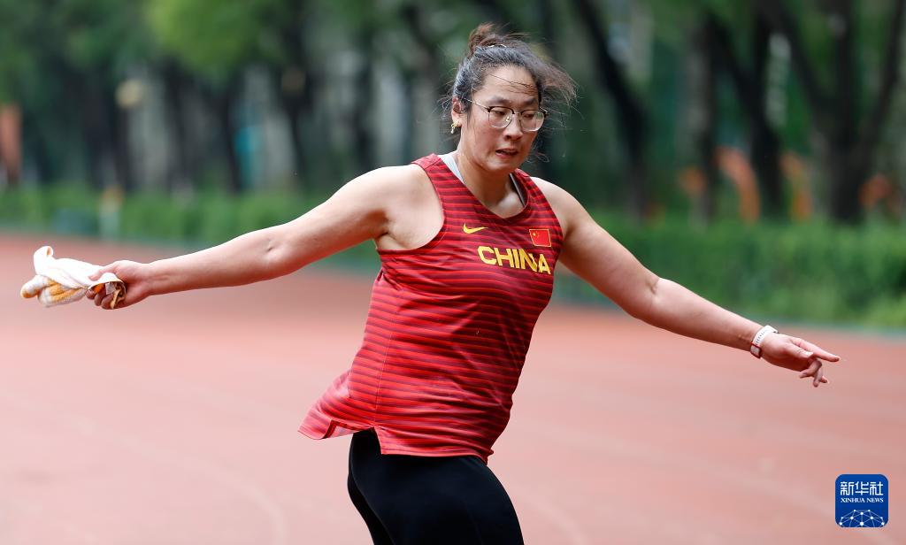 中国田径队在京训练
