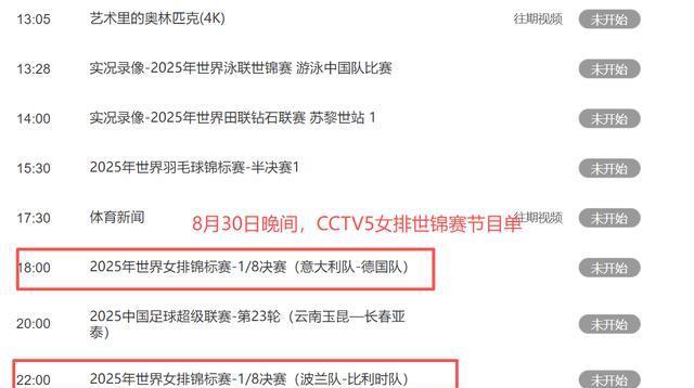 世锦赛8强出2！附今晚CCTV5节目单，中国女排大战巴西不可避免！