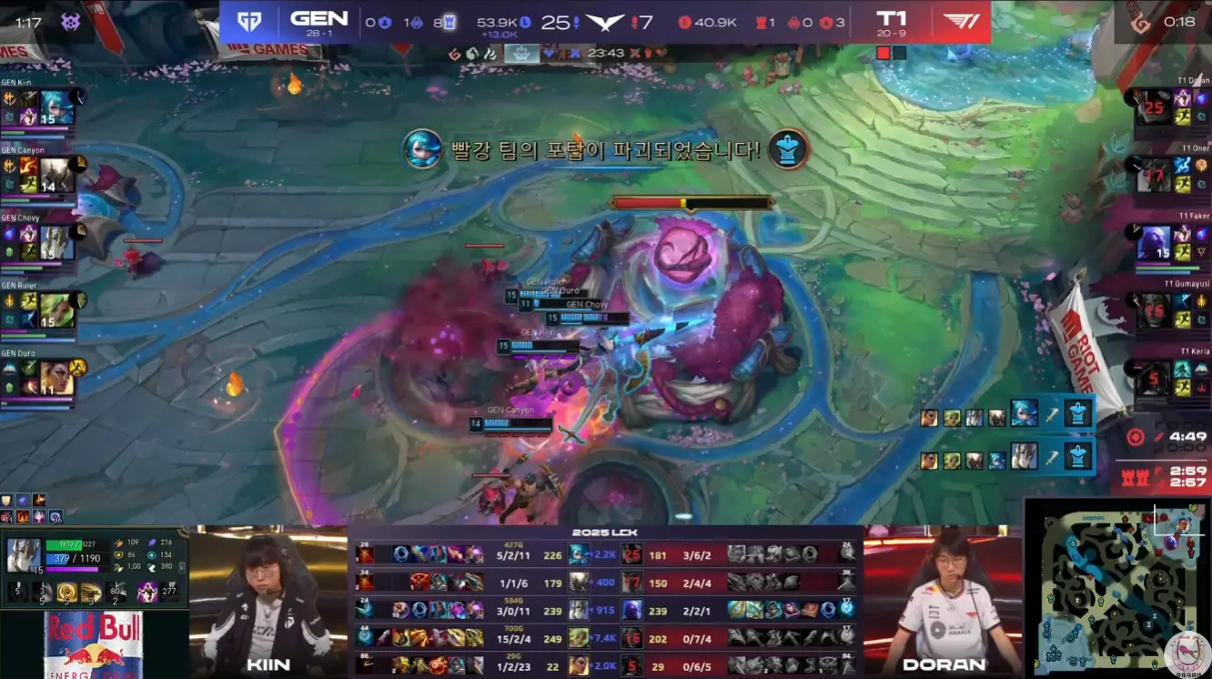 LCK：最速传说？Ruler泽丽23分钟4件套3万伤害5杀击败T1！