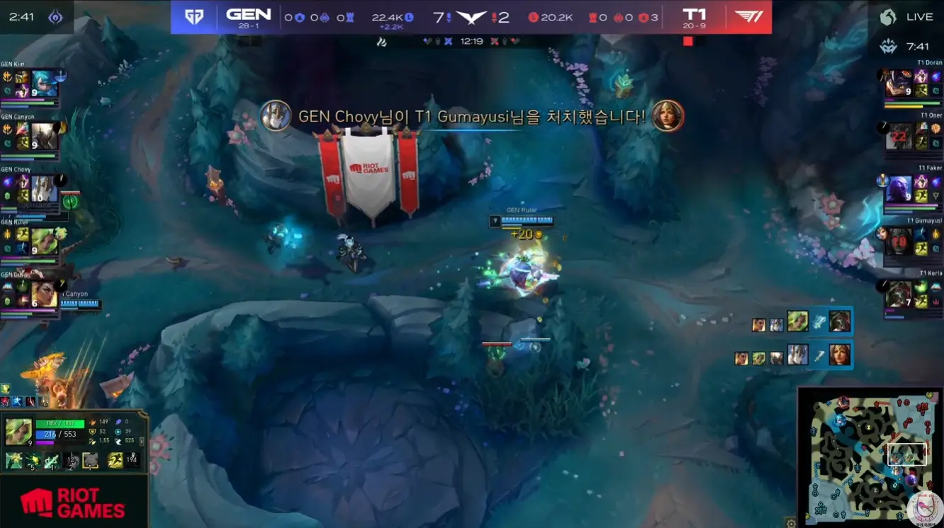 LCK：最速传说？Ruler泽丽23分钟4件套3万伤害5杀击败T1！