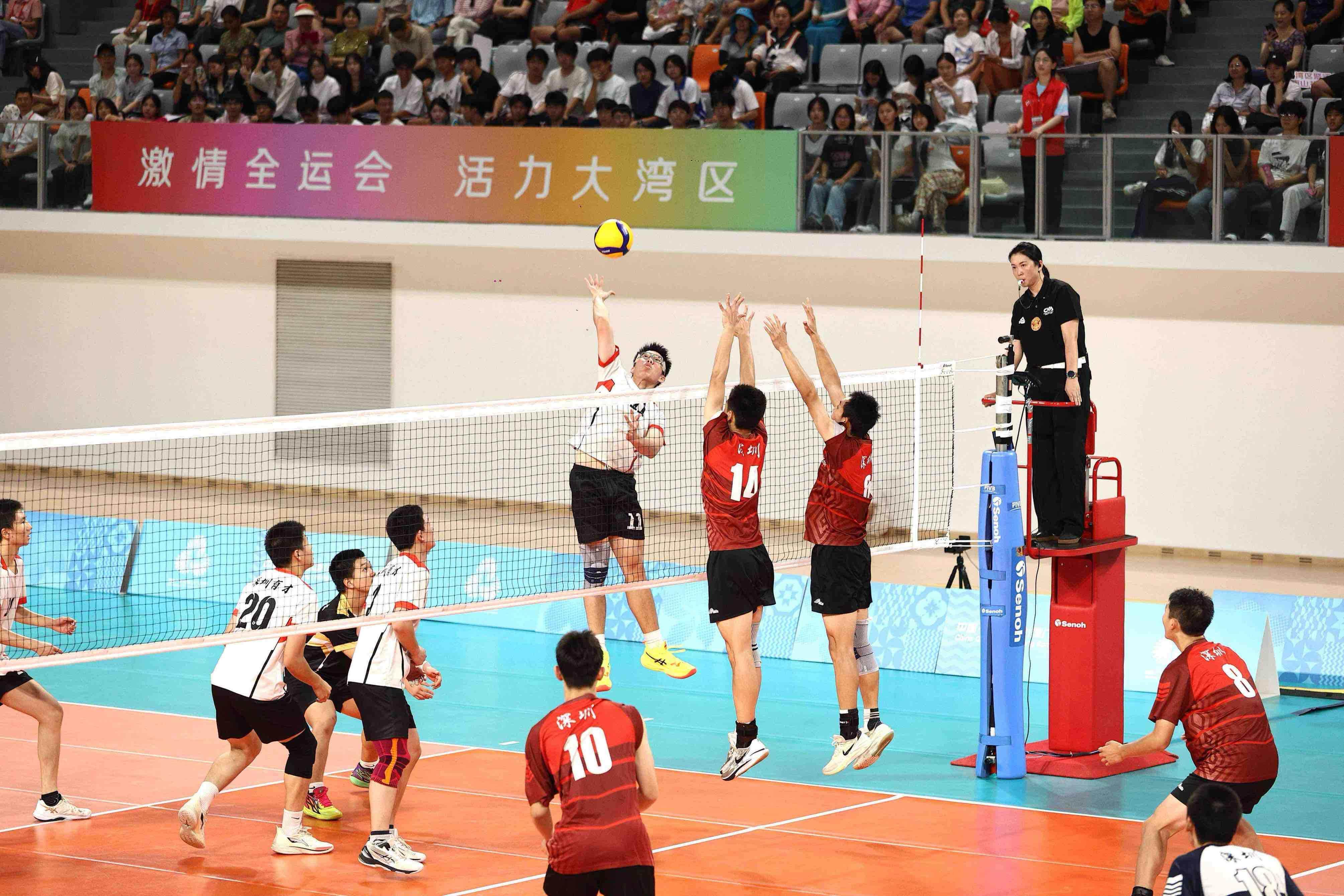 十五运会排球（女子18岁以下组）测试赛收官