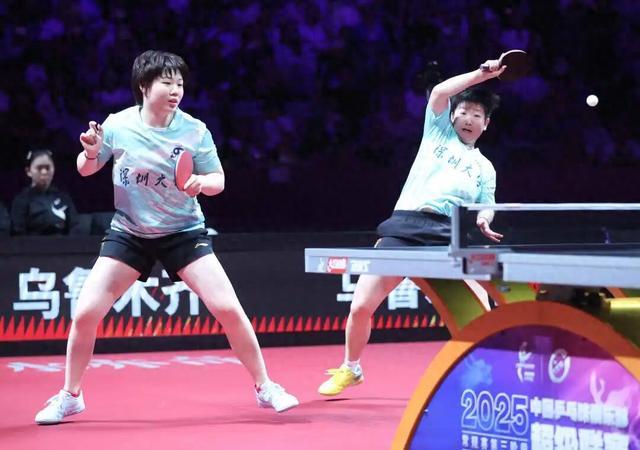 孙颖莎两分助深大取胜，山东鲁能胜上海龙腾|乒超女团