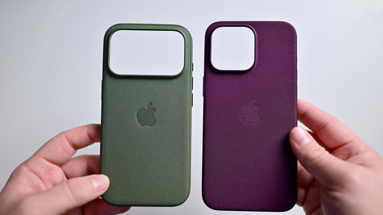 苹果 iPhone 17 系列、iPhone Air 手机壳上手：科技织物领衔