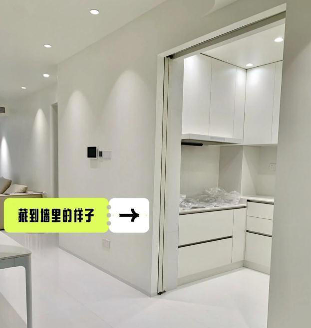 传统推拉门早已过时，现在厨房都流行装“口袋门”和“PD门”！