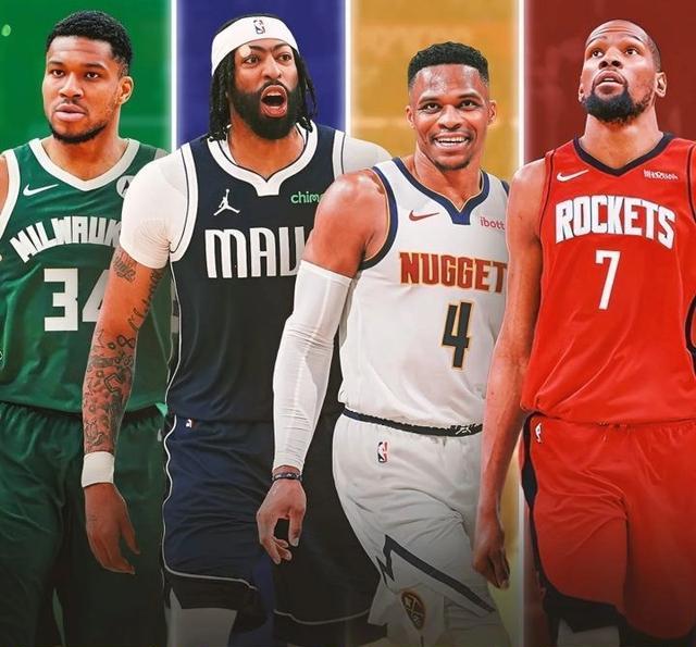 NBA现役100%入选名人堂球星仅五人：詹姆斯库里杜兰特保罗哈登！
