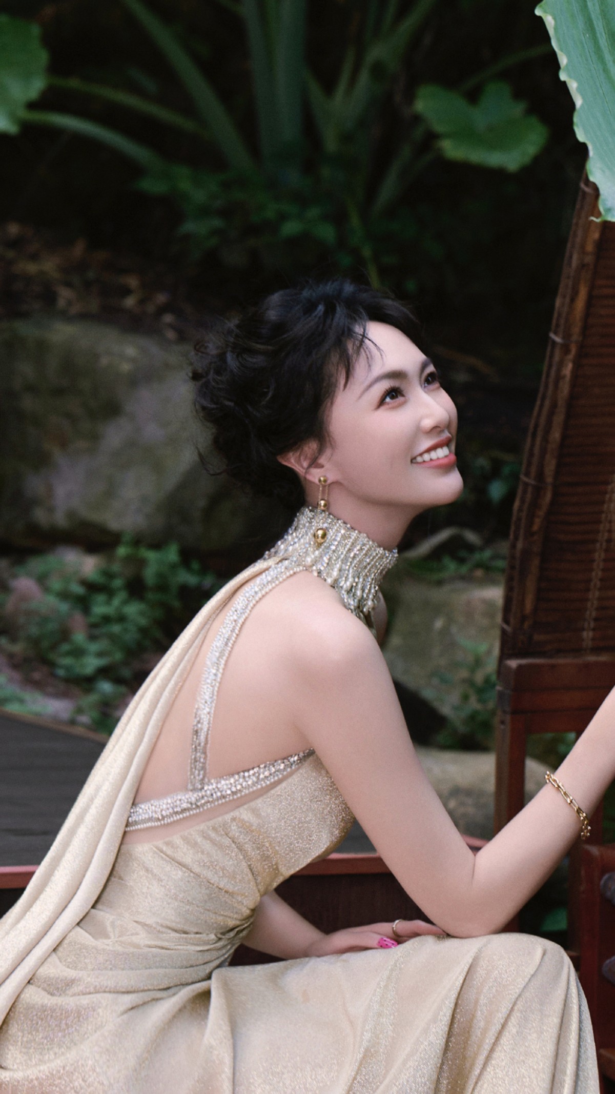 唐嫣美成东方古典画卷