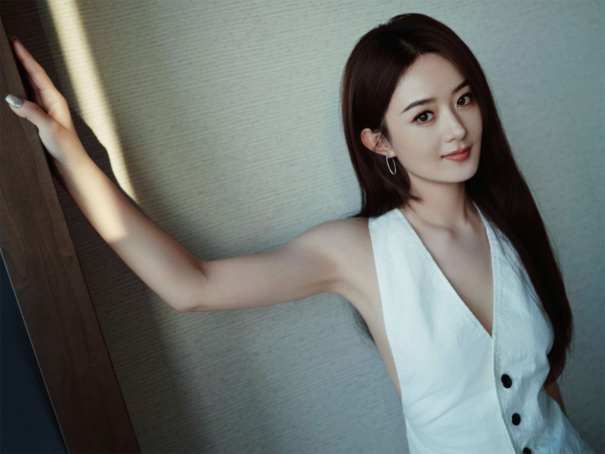 赵丽颖白月光造型太美