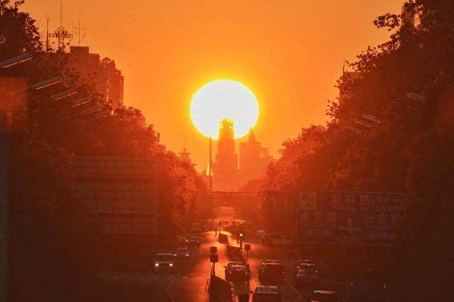 太美了，秋分“悬日”等你来赏拍！