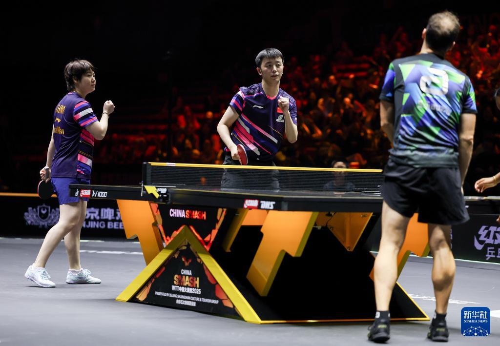 乒乓球——WTT中国大满贯赛：陈垣宇/蒯曼晋级混双16强