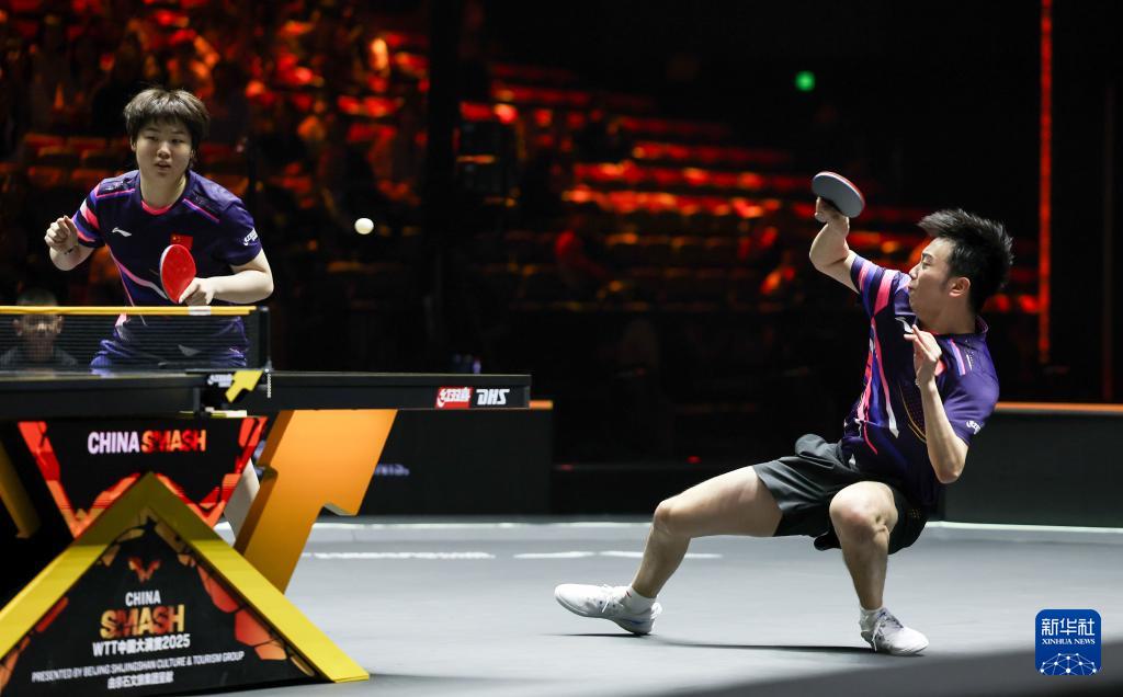 乒乓球——WTT中国大满贯赛：陈垣宇/蒯曼晋级混双16强