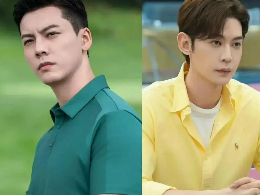 男演员身材多重要？《许我耀眼》陈伟霆和唐晓天同框，差别很明显