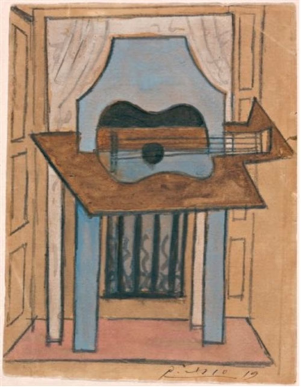 毕加索500万名画运输中神秘消失，两人轮流看守监控下开箱没了