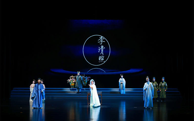 民族歌剧《李清照》演出现场。主办方供图