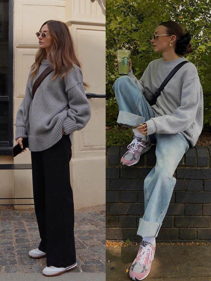 156 小个子秋冬穿搭!跟着 Chloe Hayward 学英伦叠穿，温暖又显高