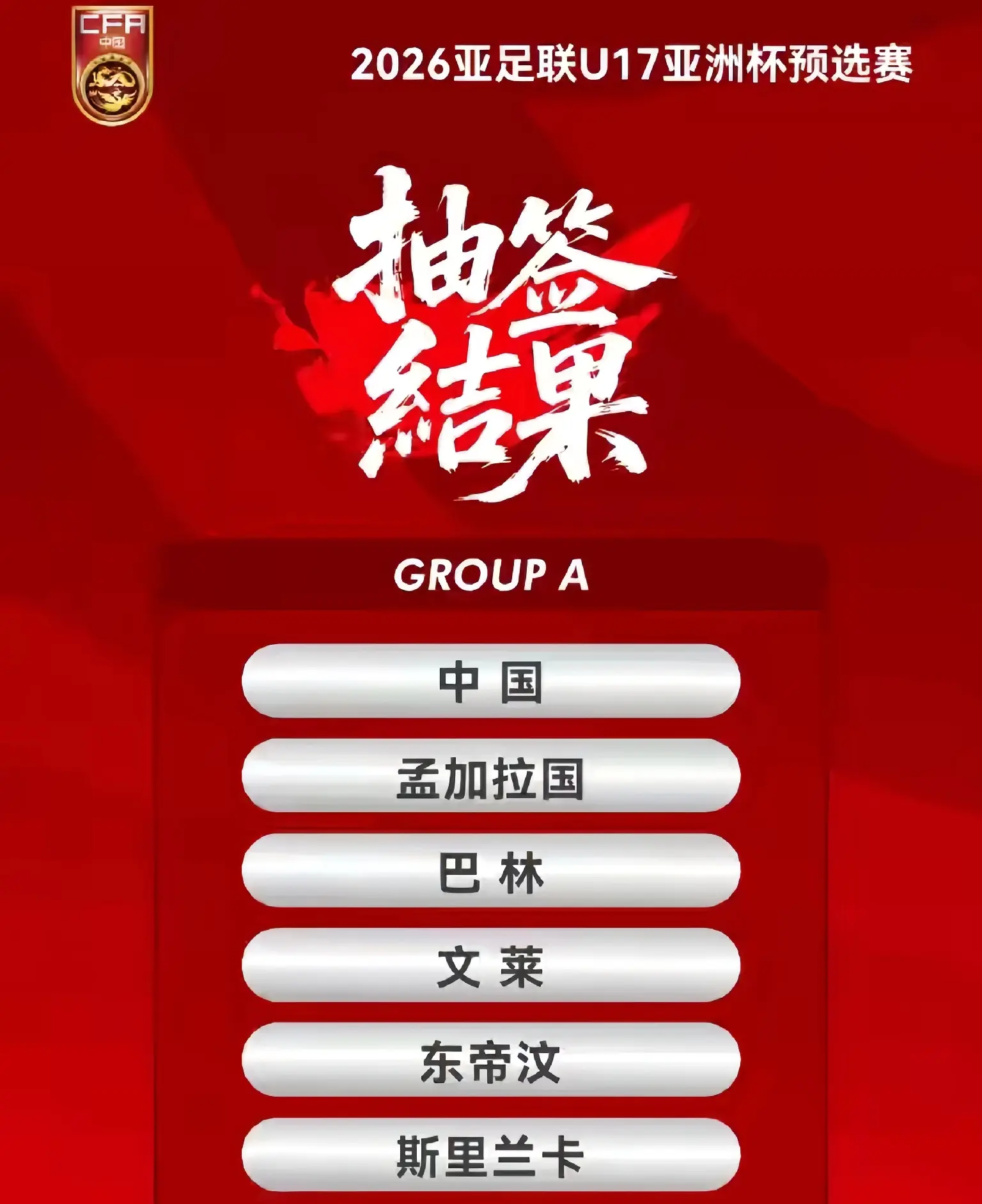4-0冲击世少赛 U16国少横扫南亚霸主 战胜沙澳乌 平日本 约战朝鲜