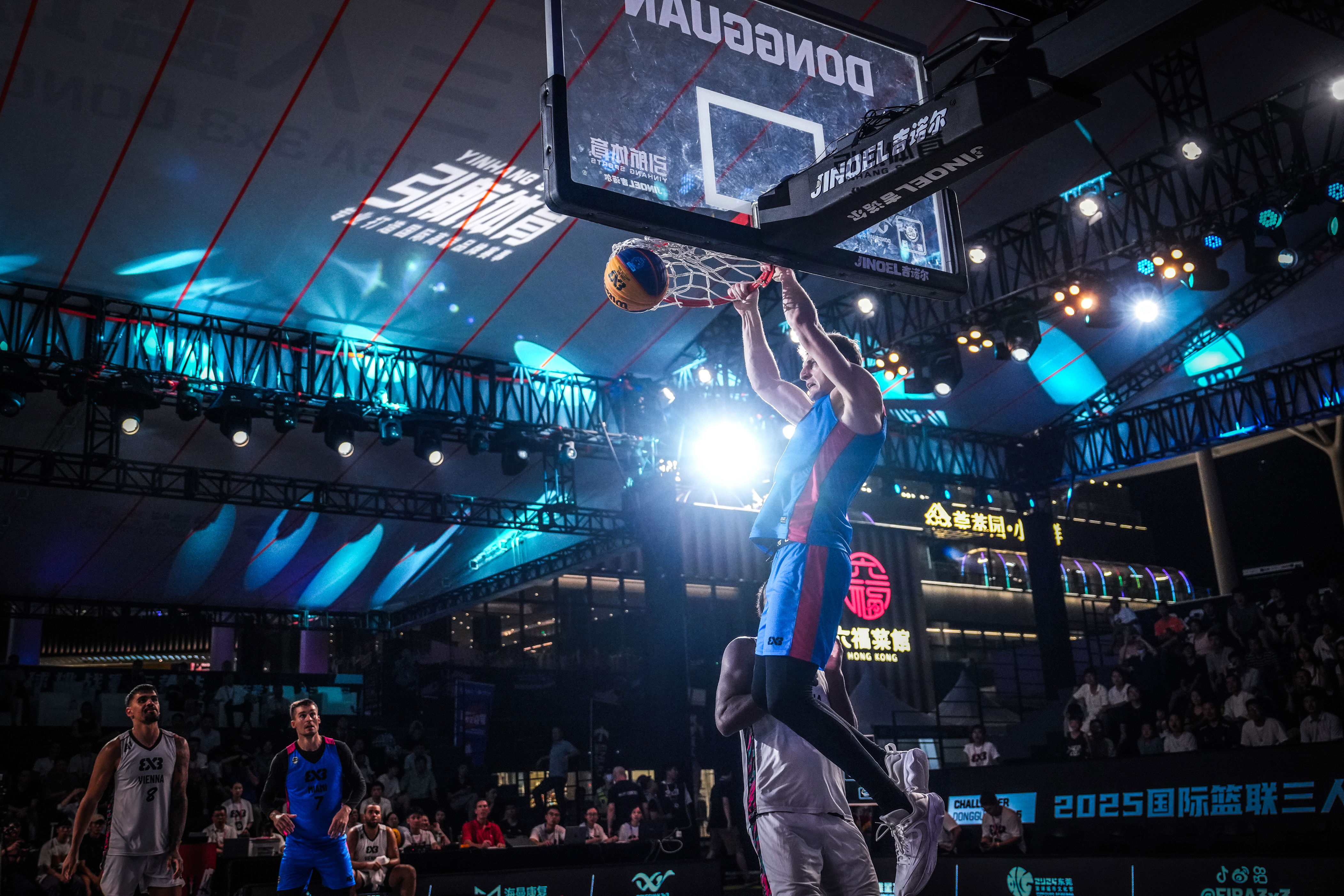 美国迈阿密队冠军！国际篮联三人篮球挑战赛东莞站落幕