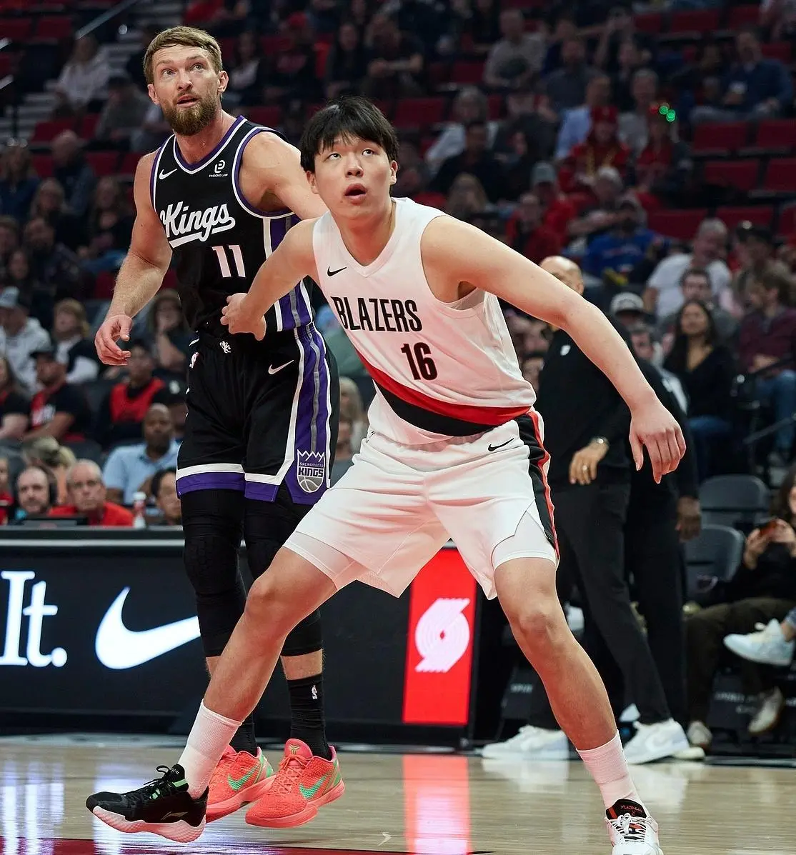 单节填满数据栏，杨瀚森16分兑现信任，开拓者一点变化解除封印