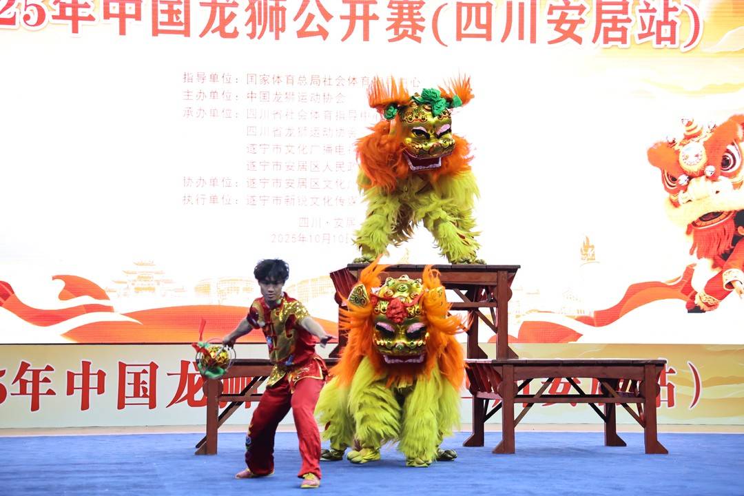 2025年中国龙狮公开赛（四川安居站）激情开赛