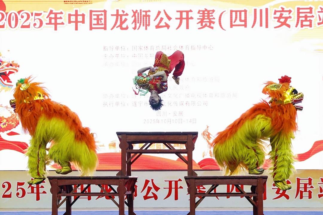 2025年中国龙狮公开赛（四川安居站）激情开赛