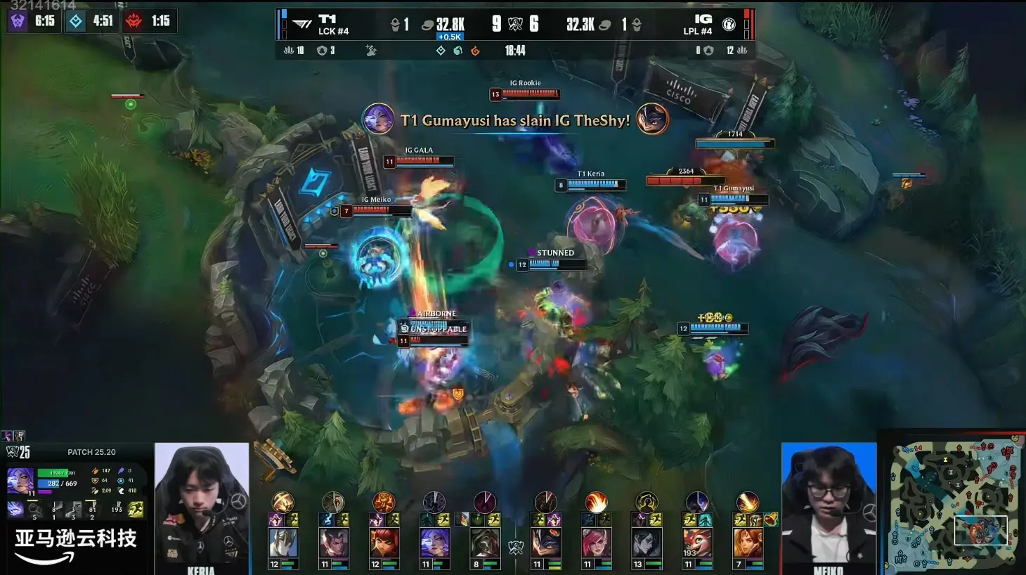 Oner无敌赵信七进七出，T1电龙魂摧枯拉朽拿下第三局先下赛点