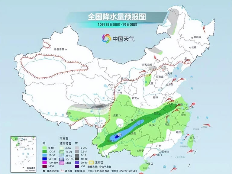 低至10℃，中雨、大雨、暴雨即将到湖北
