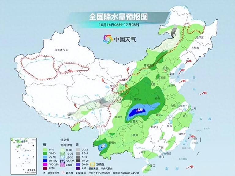 低至10℃，中雨、大雨、暴雨即将到湖北