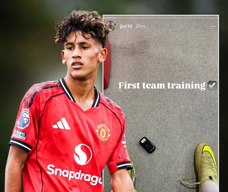 罗马诺：曼联将15岁前锋JJ-加布里埃尔提拔到一线队训练