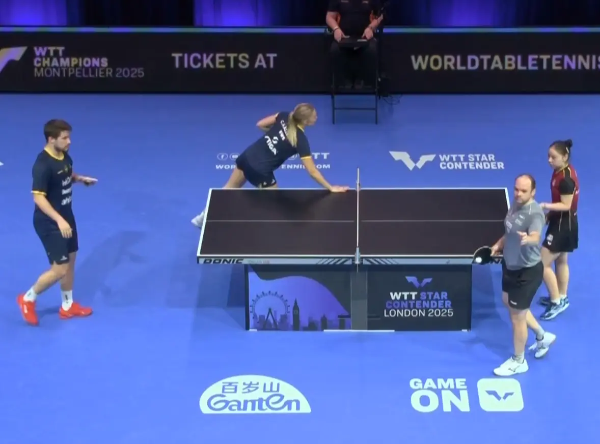 WTT球星赛：混双4强诞生！男乒世界冠军出局，张本美和等人晋级
