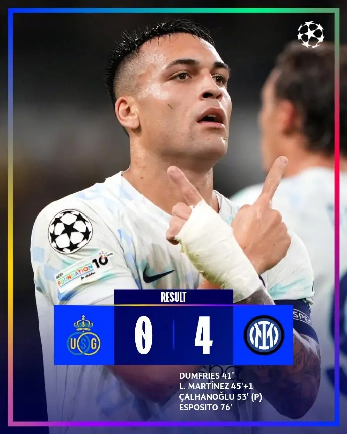 意甲球队欧冠表现差，国米4球横扫劲旅扬眉，三队完成救赎战