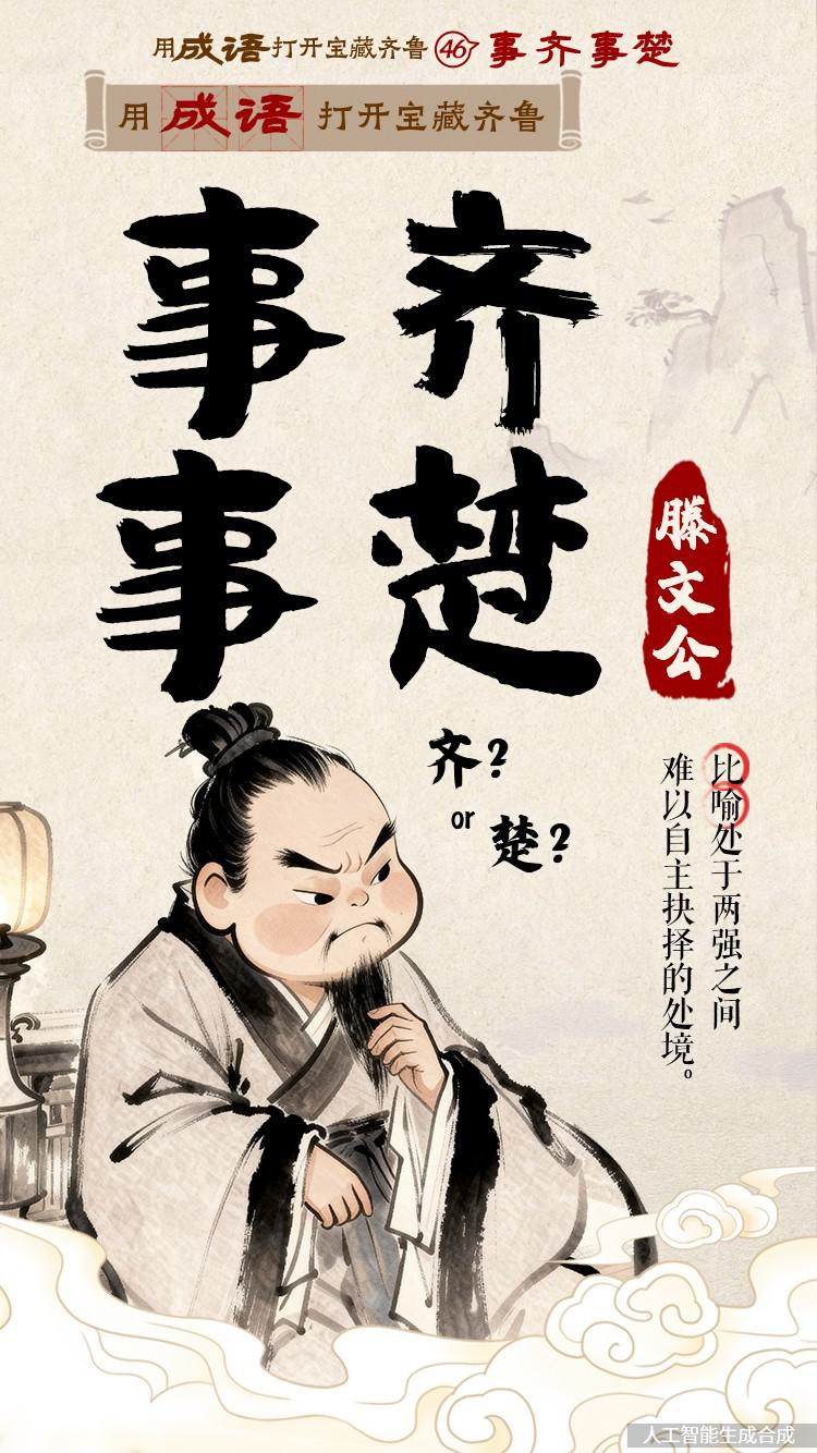 用成语打开宝藏齐鲁㊻丨事齐事楚