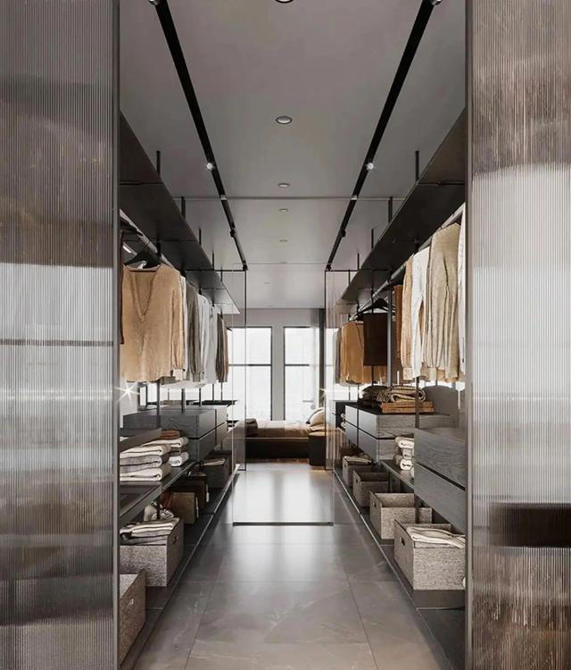 衣帽间这样设计，既美观又实用，还能满足储物需求