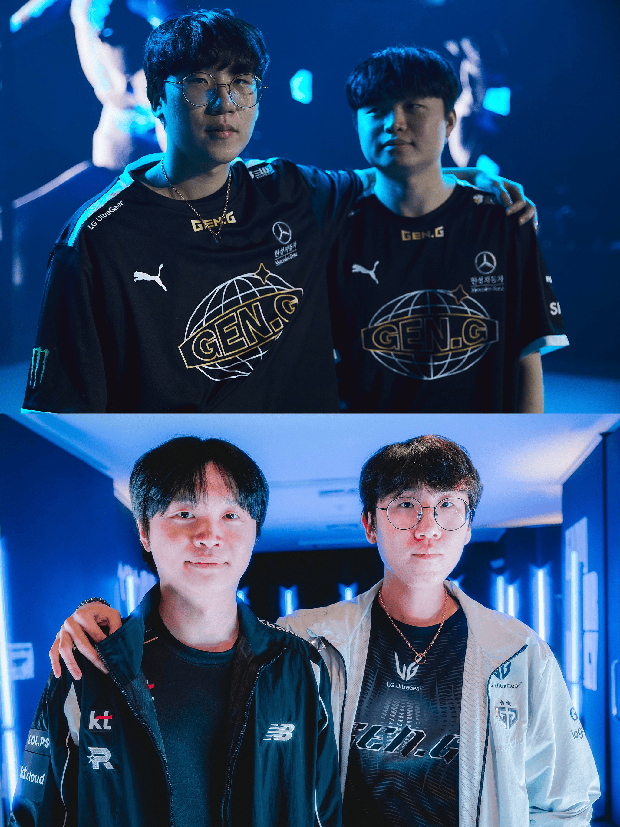 LoL Esports晒Bdd与Ruler合照对比：2021 vs 2025