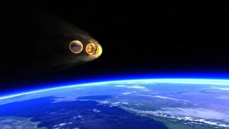 航天器重返地球视频震撼发布：等离子体轨迹闪烁如星