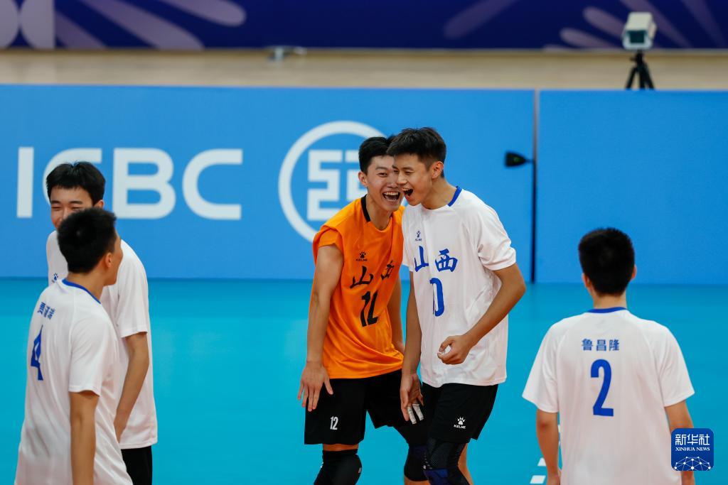 全运会｜排球——男子18岁以下组小组赛：山东队胜山西队