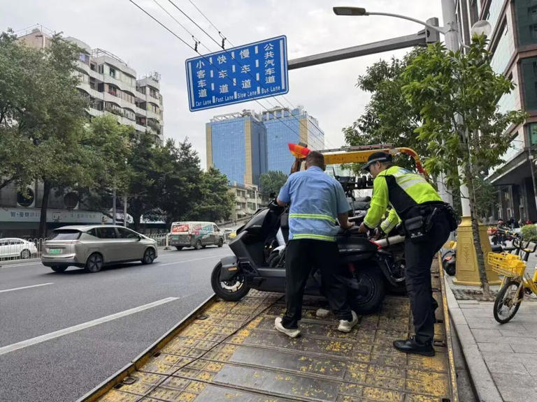 广州全市严查电动自行车！
