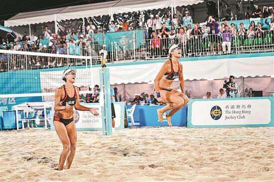 香港赛区首金诞生！全运会女子沙排福建队夺冠