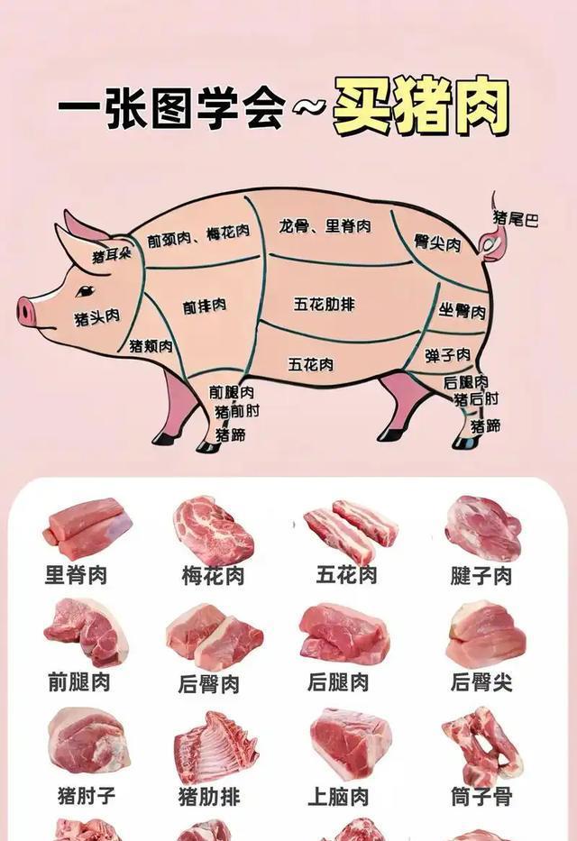 猪肉香喷喷，猪身上哪个部位的肉能成为老饕的最爱呢？为什么？
