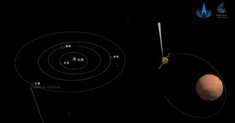 中国天问一号抢先NASA公布星际彗星照片，3.2万公里外拍清晰彗发