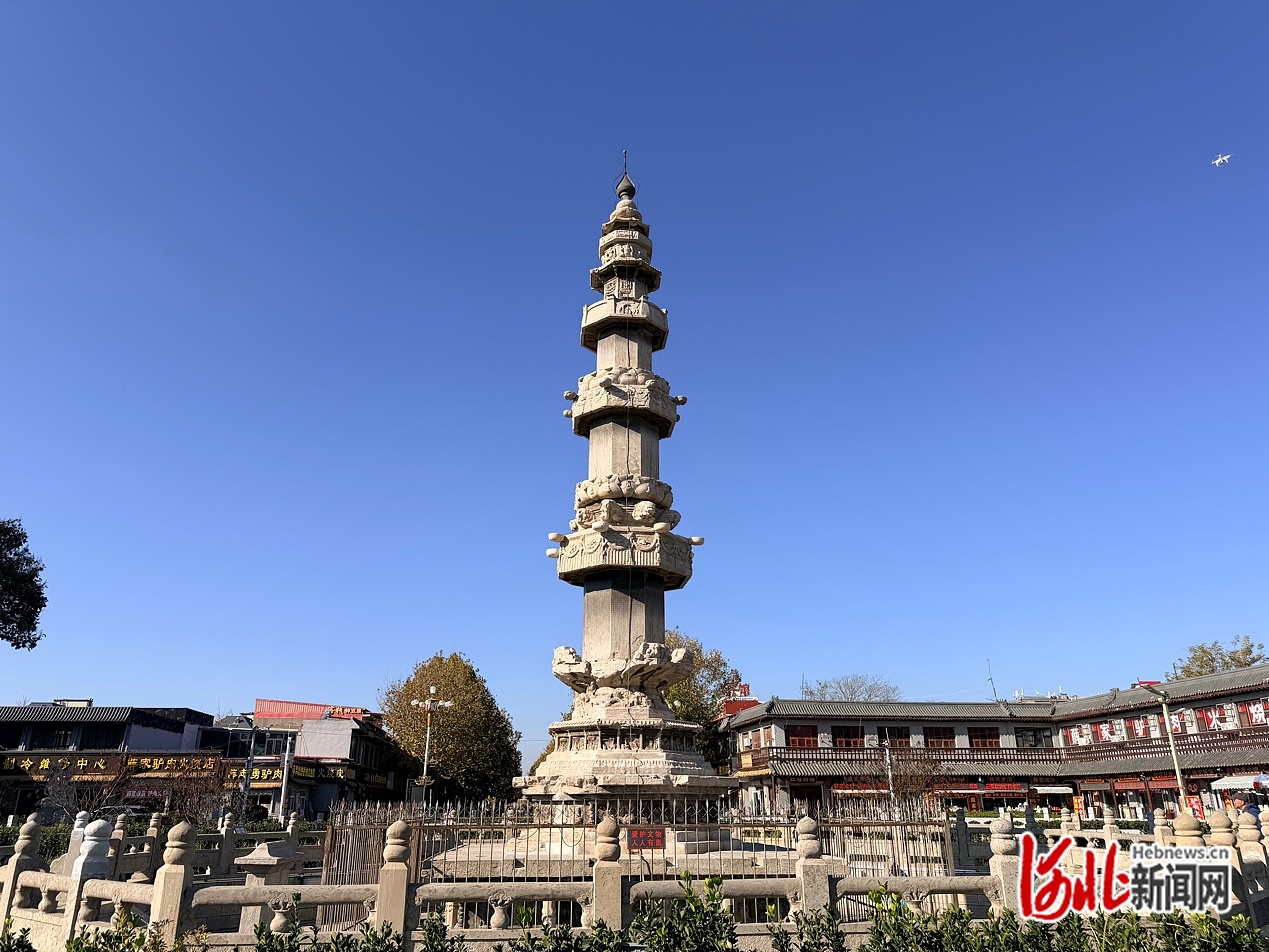 “华夏第一经幢”修缮完毕