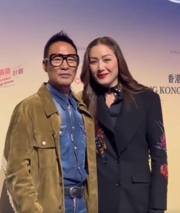 70岁任达华跌倒吓到老婆琦琦，现场回应：没事