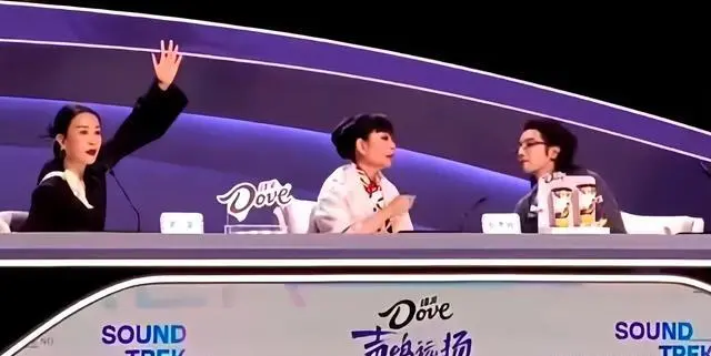 那英举手发问，何炅一度语塞，后台急查票数：两人现场交锋太有戏