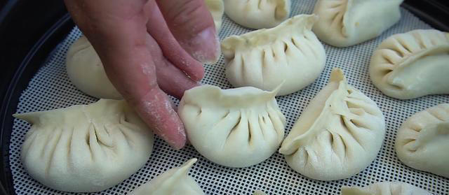 冬天就馋这馅蒸饺，教你调馅做法，薄皮又多汁，我家一周吃8次