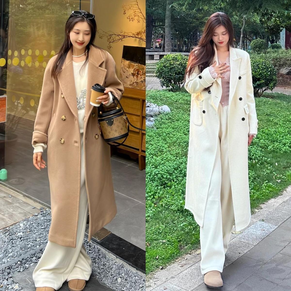 今年穿大衣流行“配白裤子不配牛仔裤”，这几种穿搭，穿出高级感