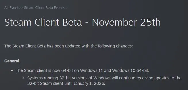 Steam客户端测试版升级64位架构，新增多款手柄支持