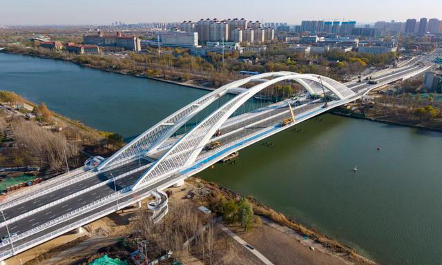 横跨海河，这座新桥通过验收！
