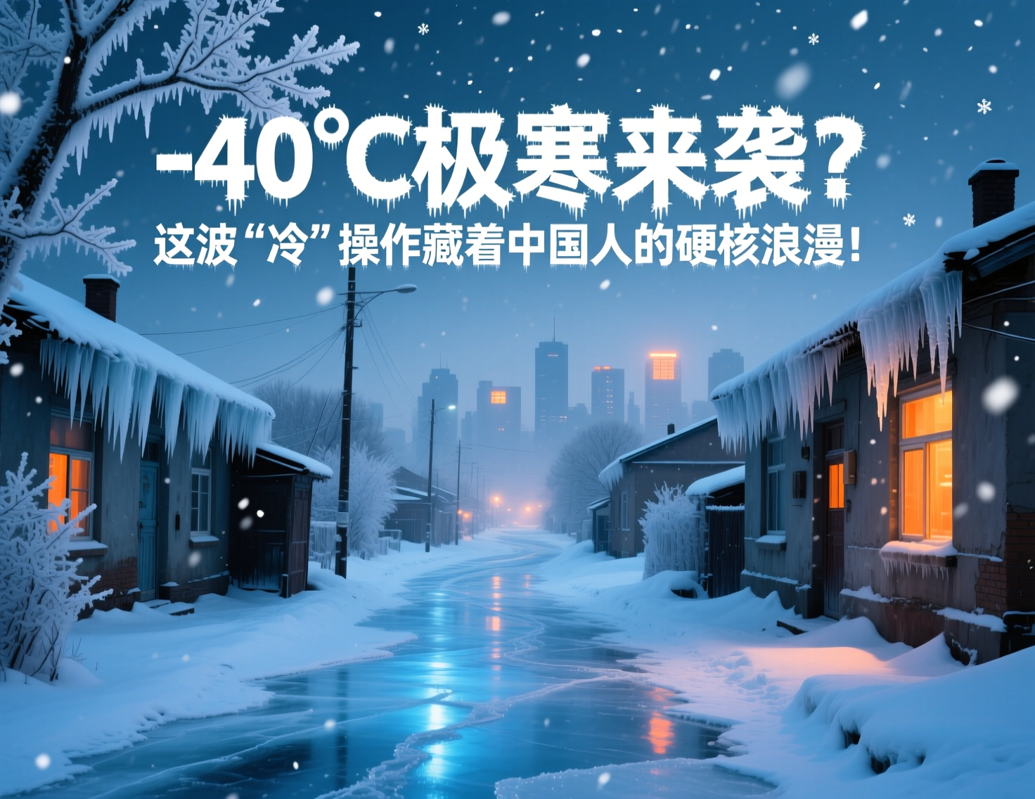 -40℃极寒来袭？这波“冷”操作藏着中国人的硬核浪漫！