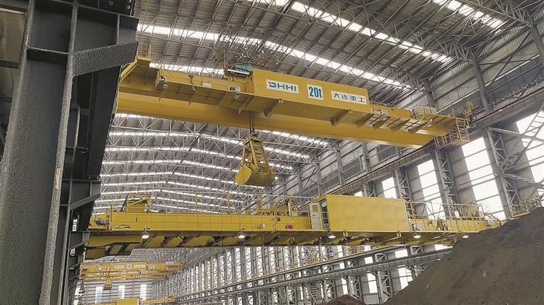 重工装备研制国内首套智能化散料库系统交付
