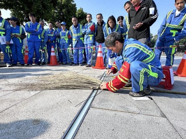 技能比拼展风采，关爱行动暖人心!越秀区2025年度环卫工人劳动技能竞赛别开生面